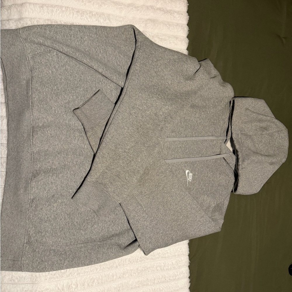 Nike Heather Gray Pullover Hoodie